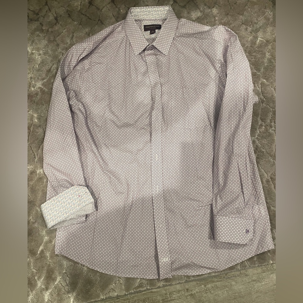 Johnston & Murphy Collared Dress Shirt